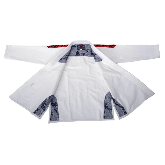 Fighter BJJ Uniform Samurai - white, BJJBW-N03