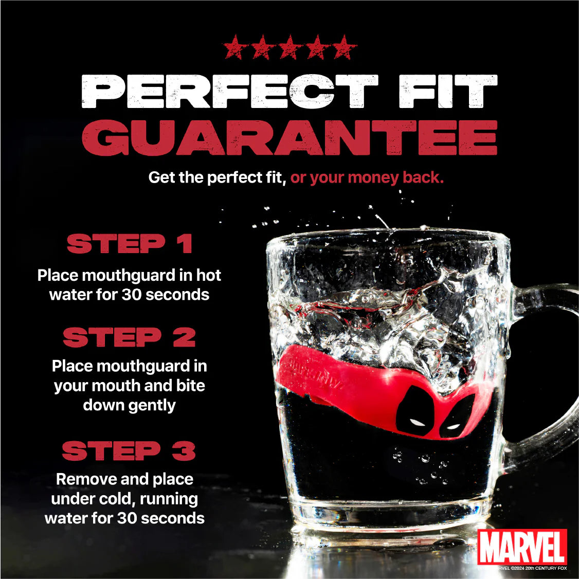 SafeJawz Marvel Deadpool Mouthguard