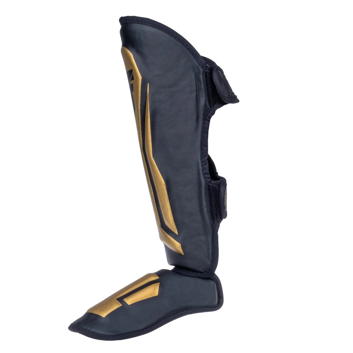 Fighter Thai Ergo Shin Guards - black/gold, FSG-004-TRP-0212
