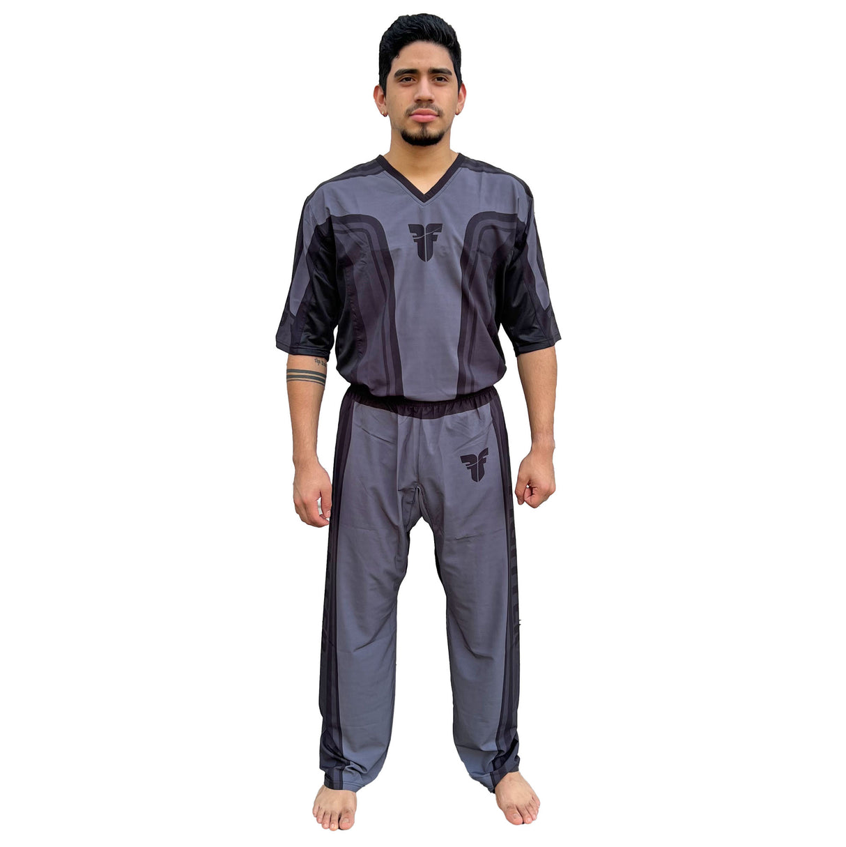 Fighter uniform - grey/black