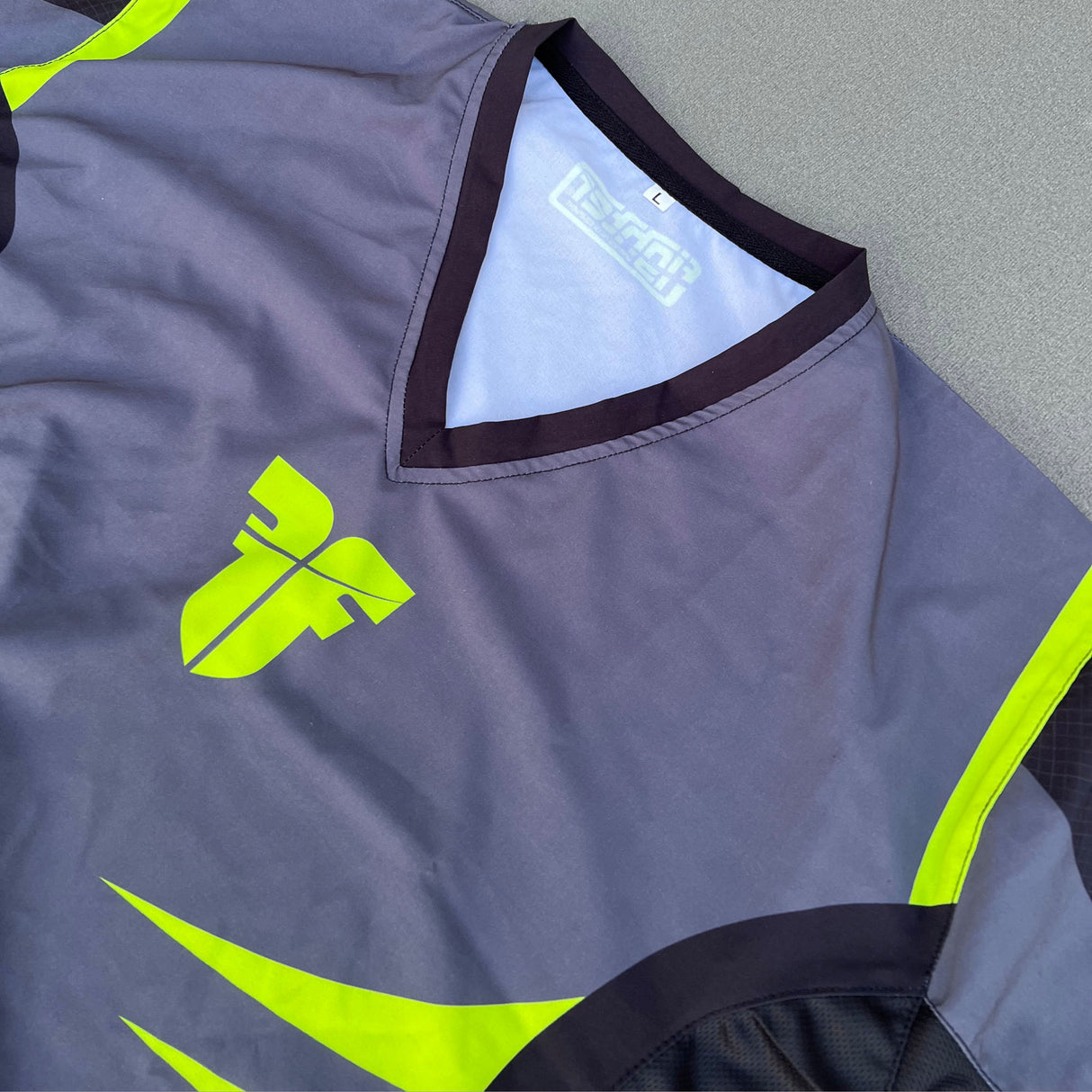 Uniforme de luchador - negro/verde neón