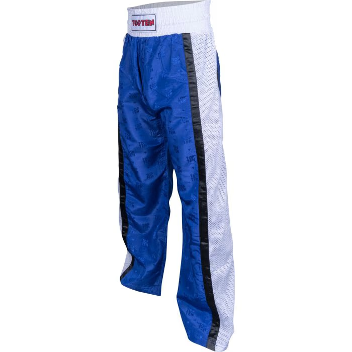 Kickboxing pants “Mesh” blue/white