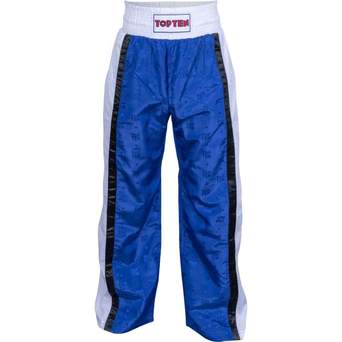 Kickboxing pants “Mesh” blue/white
