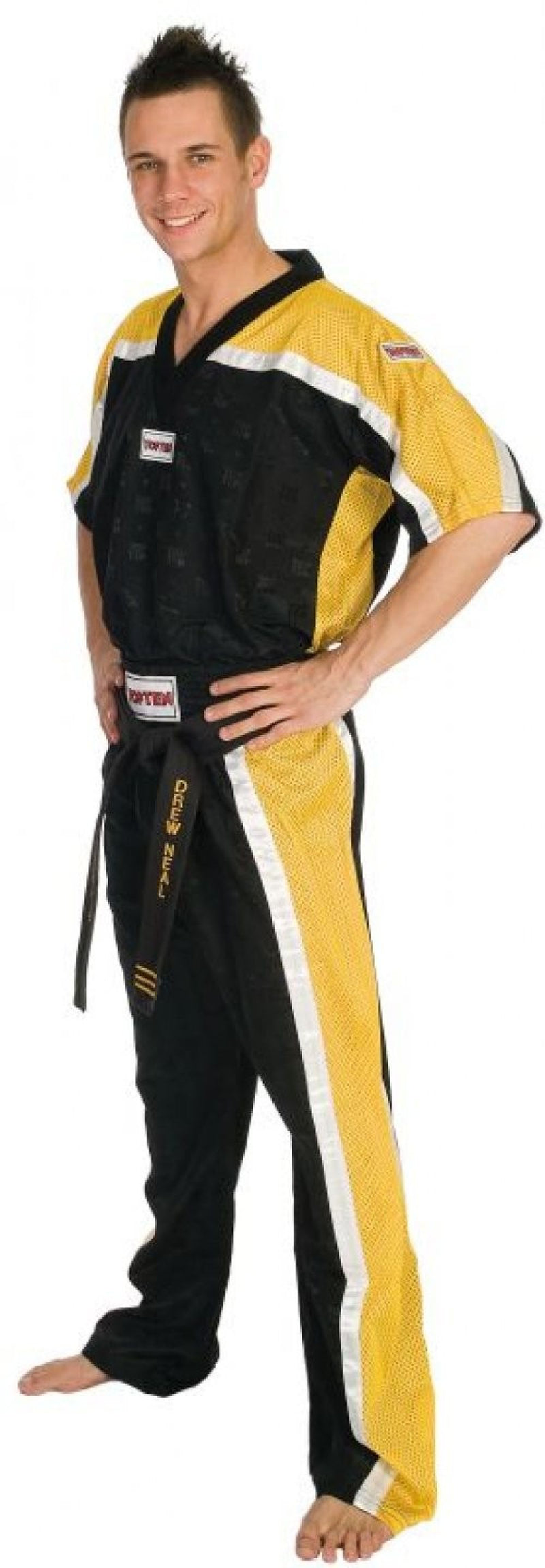 Top Ten Mesh uniform 1605 model - black//yellow, 1605 G
