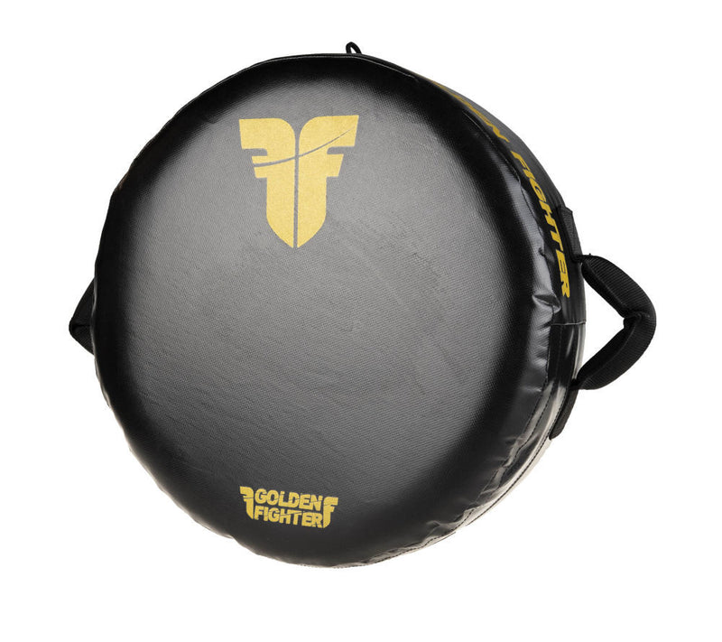 Fighter Round Shield - Golden Fighter
