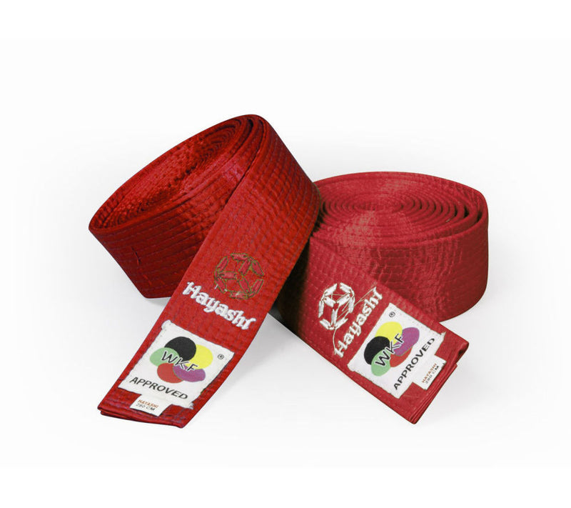 Hayashi WKF approved Red Belt, 053-4