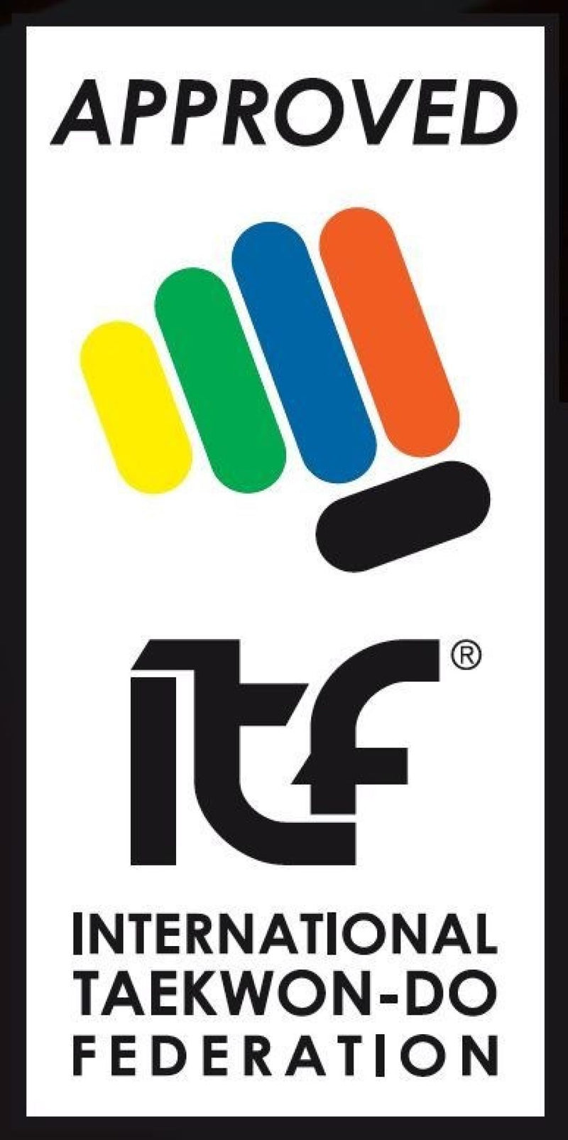 TOP TEN ITF Taekwon-do  Instructor Uniform - Premium Gold Dobok - White/Black, 16782-1 ( 4th - 6th Dan)