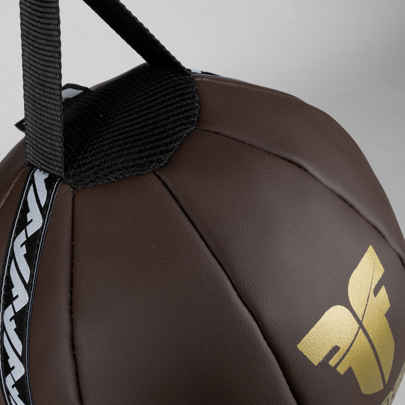 Fighter Punch Ball with Base MF-PRO - brown/gold