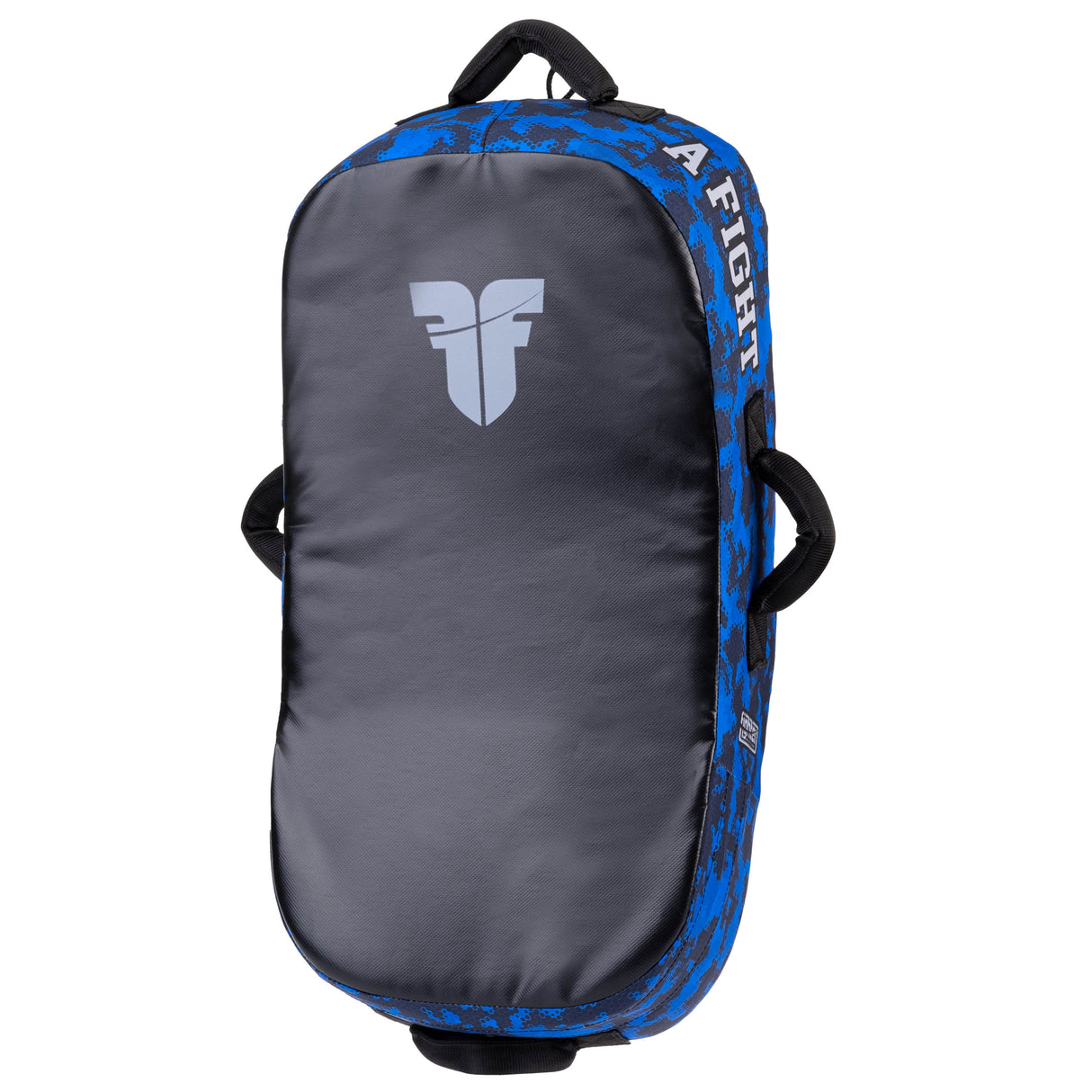 Escudo de patadas de combate - MULTI GRIP - La vida es una pelea - Camuflaje azul, FKSH-28