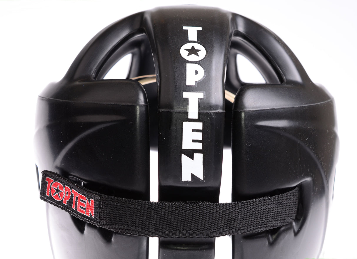 Casco de entrenamiento Top Ten Avantgarde, negro, 0063