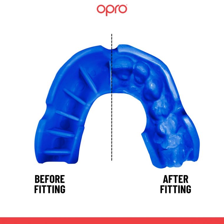 Mouth Guard OPRO Bronze - Blue