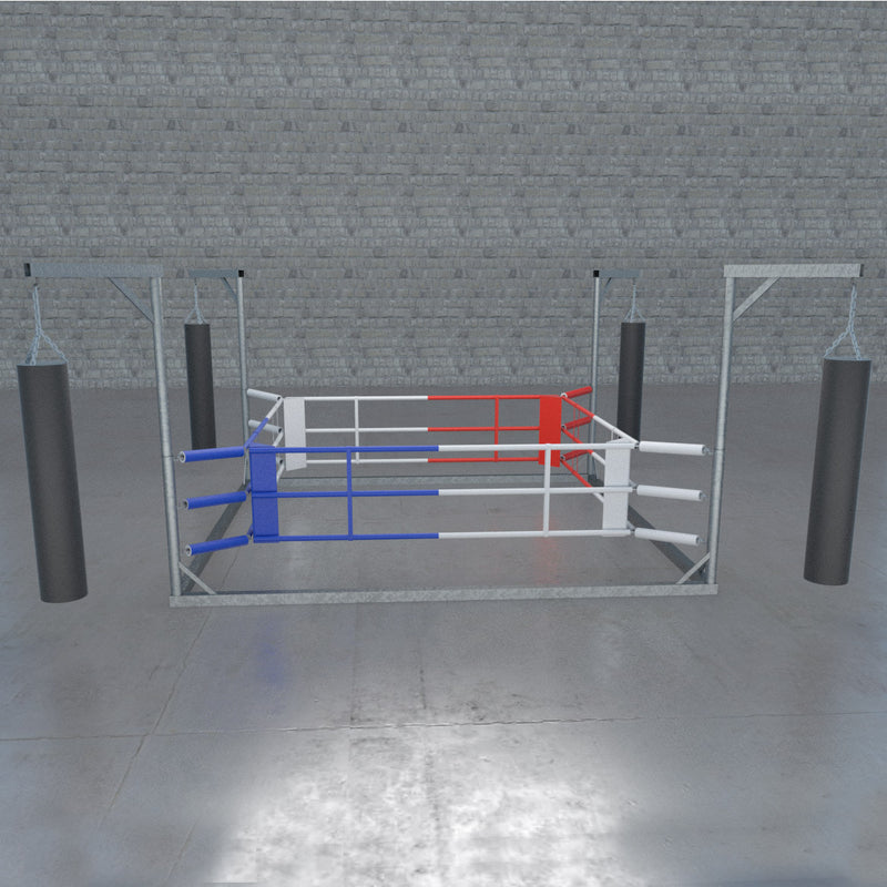 FIGHTER Free-Standing Boxing Ring - steel, 905-0000