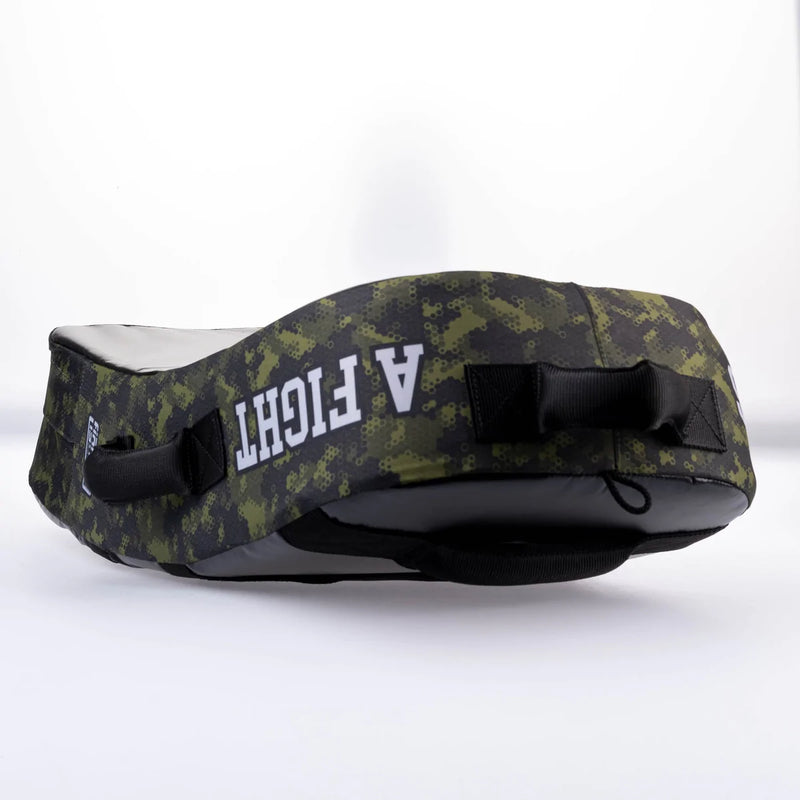 Fighter Kicking Shield - MULTI GRIP - Life is a Fight - Green Camo, FKSH-27