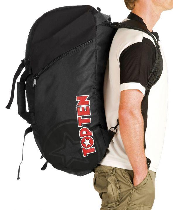 Combinación mochila-bolsa de deporte-bolsa de deporte - negro-negro