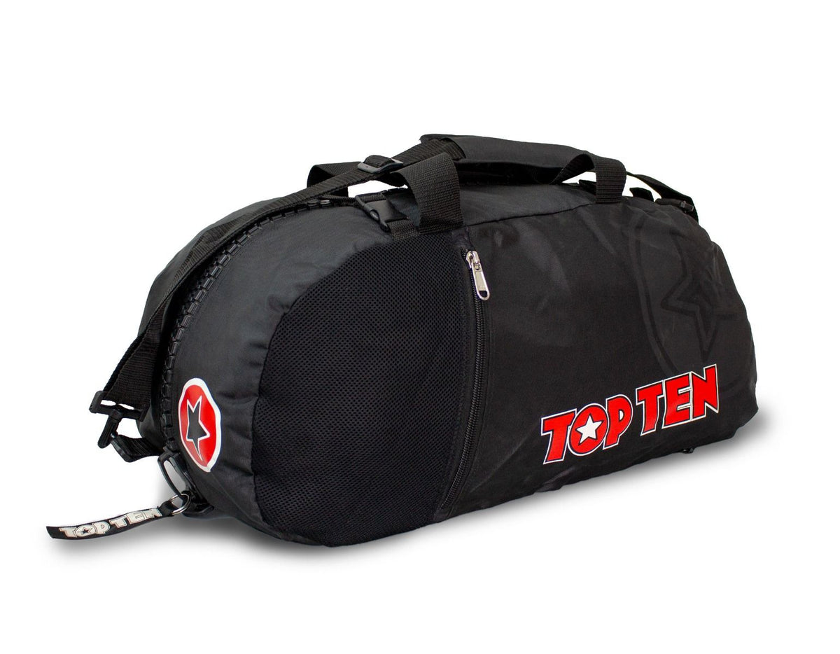 Combinación mochila-bolsa de deporte-bolsa de deporte - negro-negro