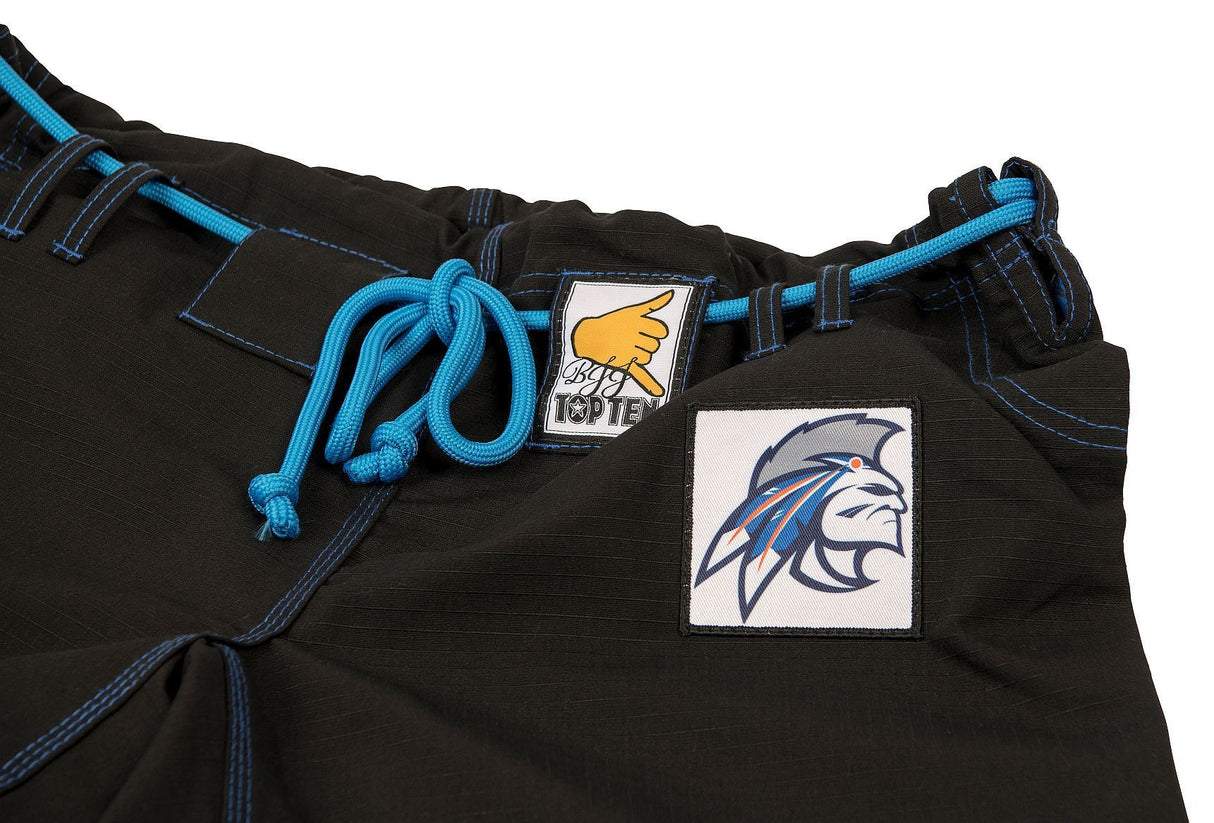 Top Ten Brazilian Jiu Jitsu Uniform Mohicans - Black