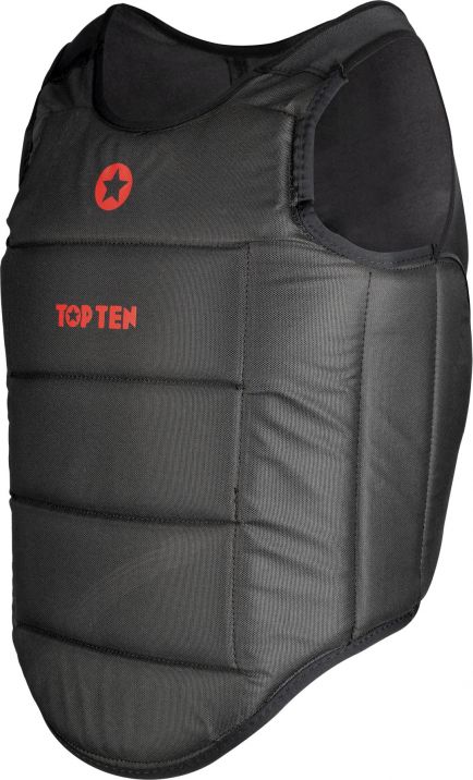 TOP TEN Super Light Chest Guard - black, CHG500-9