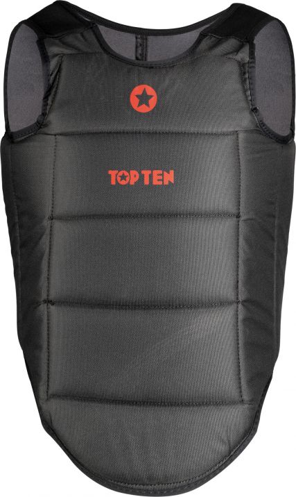 TOP TEN Super Light Chest Guard - black, CHG500-9