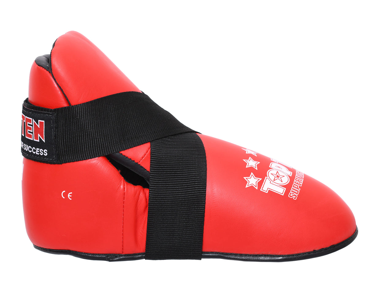 red leather kicks