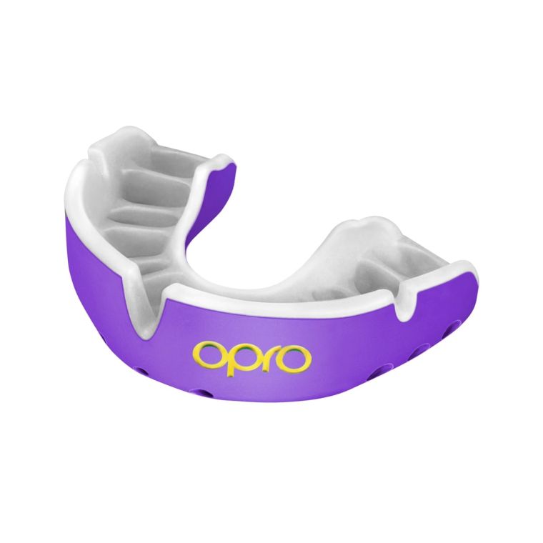 Mouth Guard OPRO Gold Level - Purple/Pearl