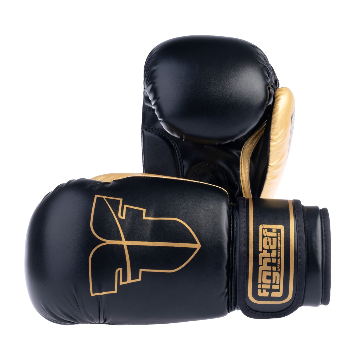 Fighter Basic Gloves - black/gold 1376APU-OTL-0212