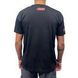 Camiseta de entrenamiento de combate, color negro y blanco, FTSF-01W