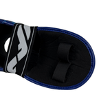 Equipo de protección para pies de luchador, edición SGP, color azul
