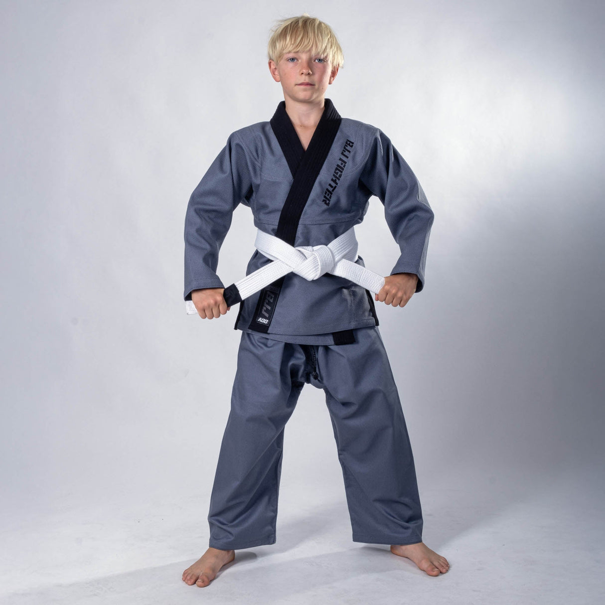 Fighter BJJ Uniform - gray, BJJU-0902