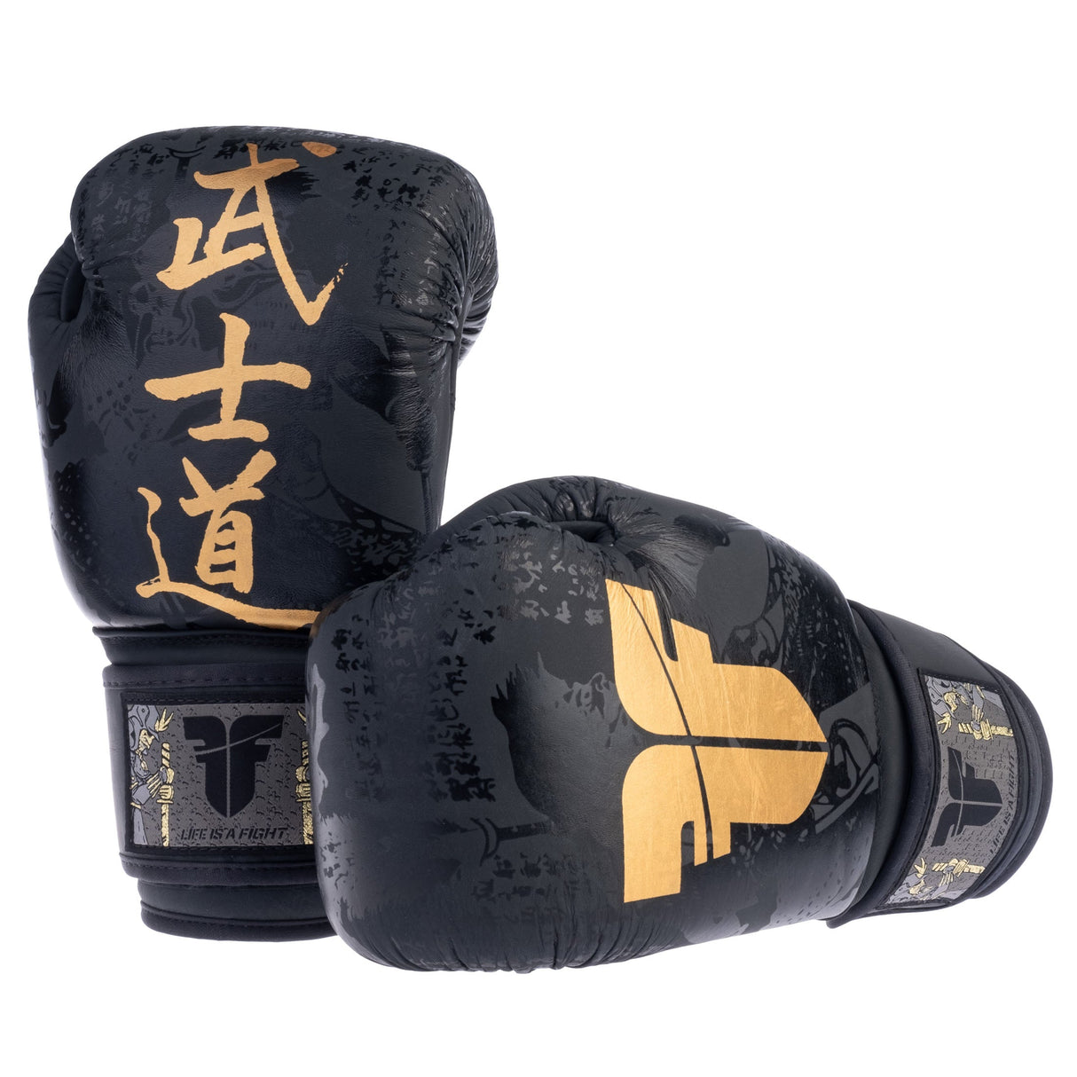 Guantes de boxeo de luchador samurái