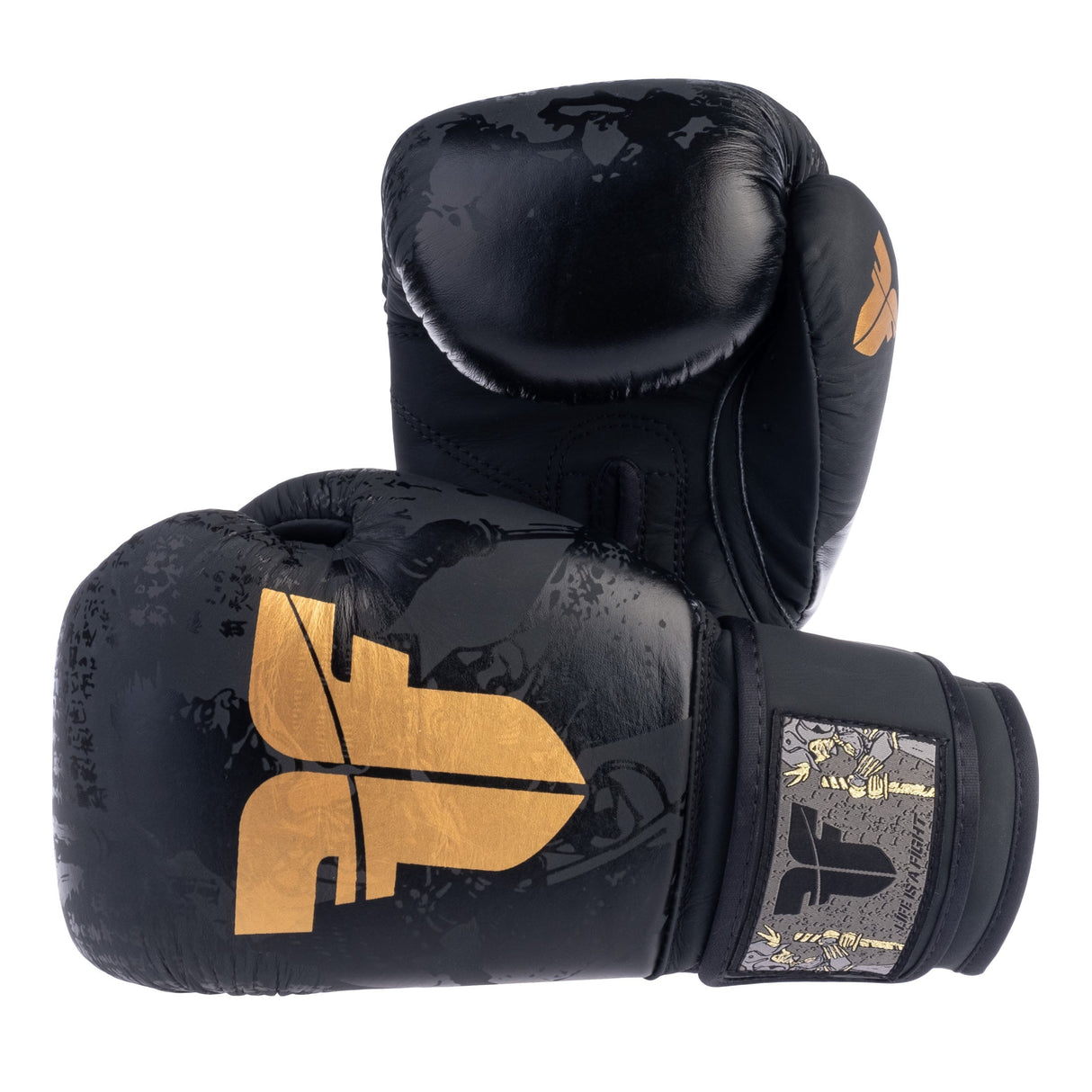 Guantes de boxeo de luchador samurái
