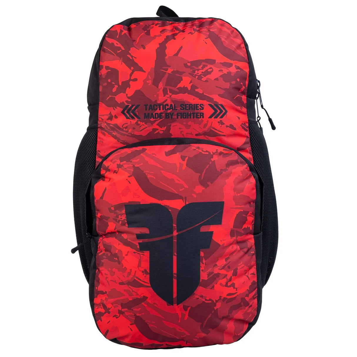 Fighter Backpack M - bush/camo/red