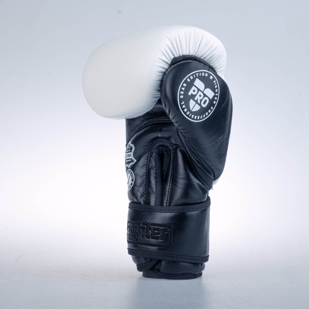 Fighter Pro Boxing Gloves - White, FBG-PRO-001