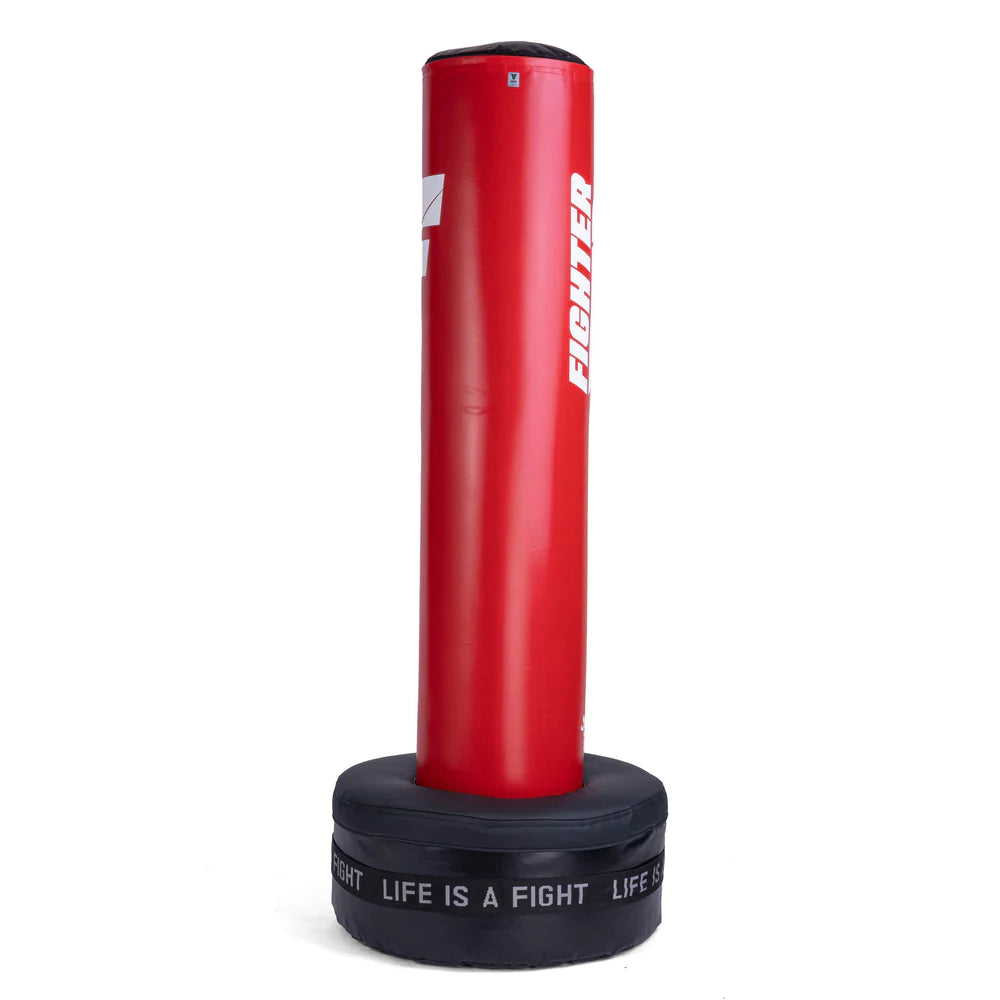 Fighter Free Standing Boxing Bag Young Red White
