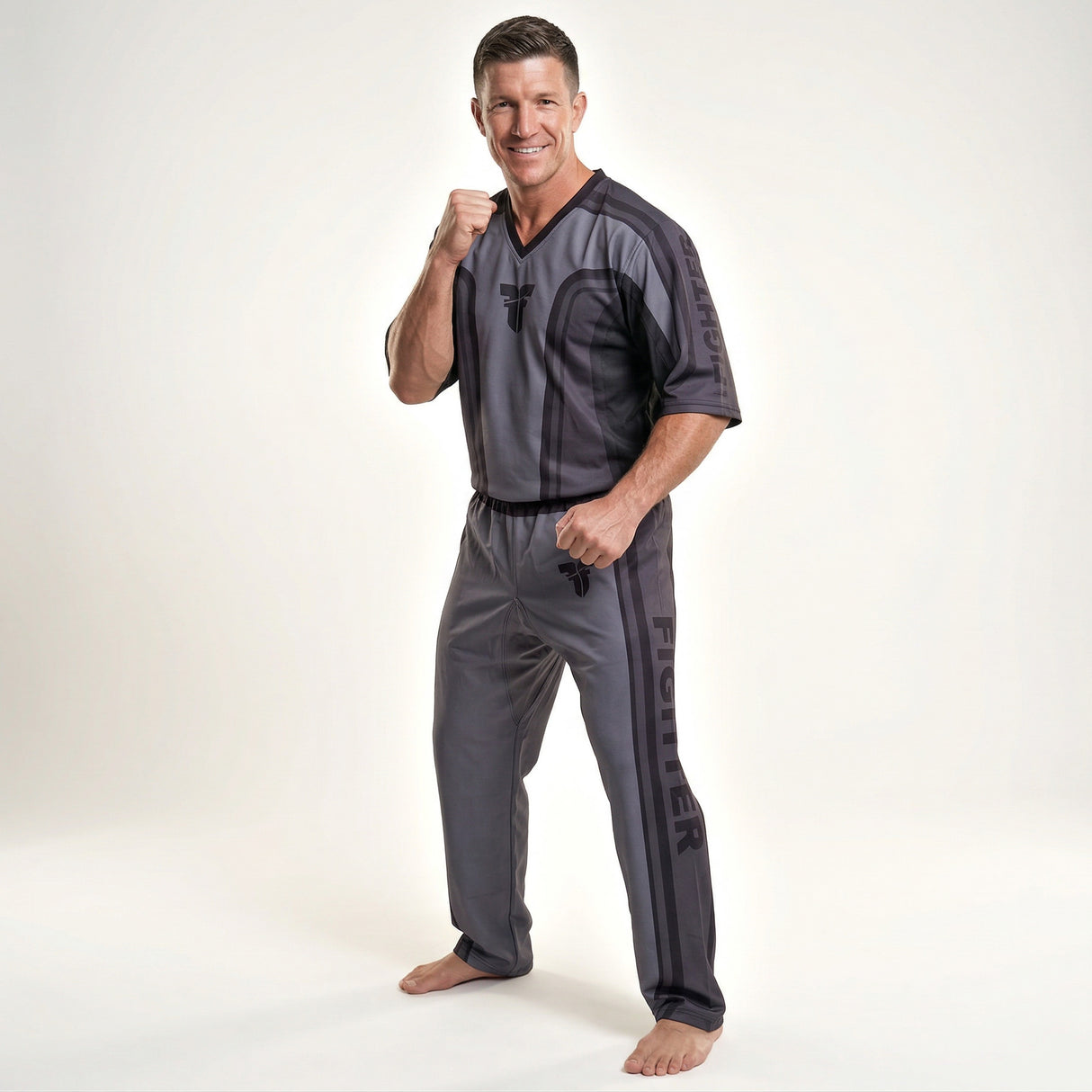 Fighter uniform - grey/black