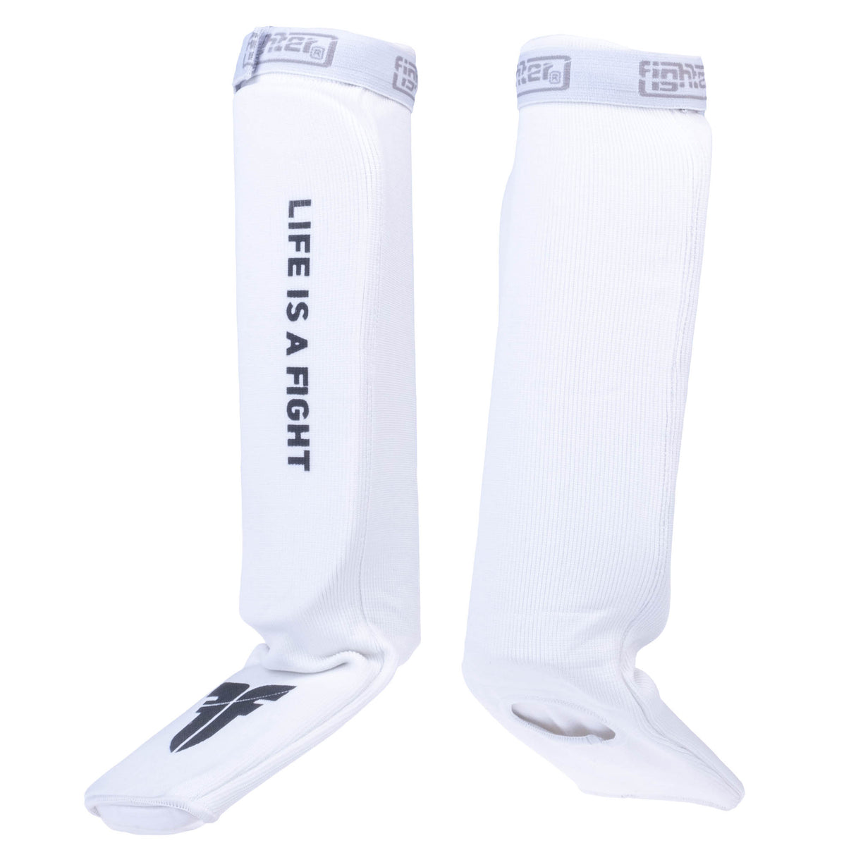 Protector de espinilla de competición Cloth Fighter, color azul, FSG-003BL