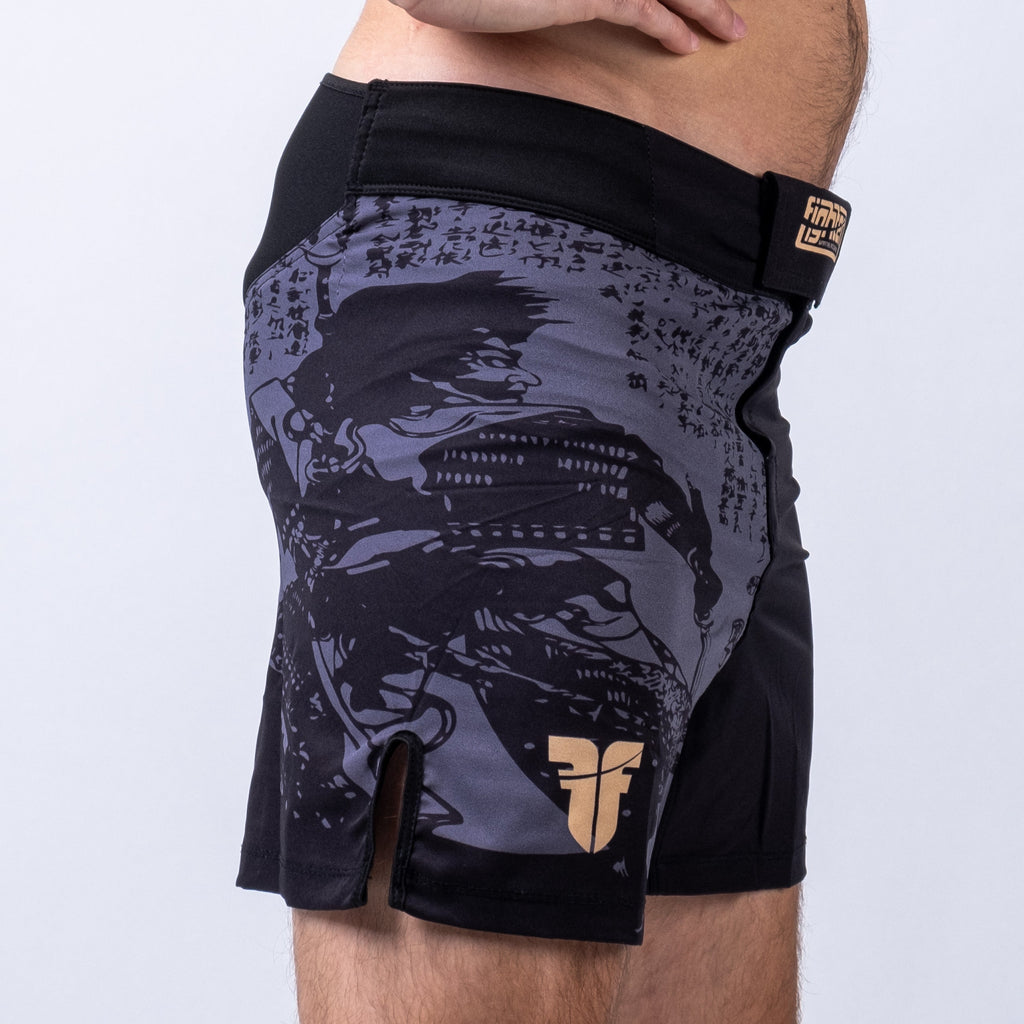 Fighter MMA Shorts Samurai black/gold, FSHMSAM01
