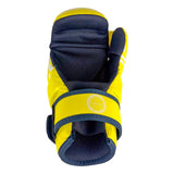 TOP TEN Glossy neon matte yellow /black Prism Pointfighter Open-Hand Gloves