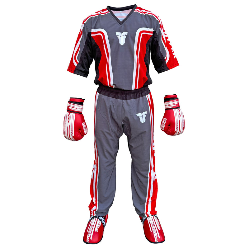 Fighter uniform - grey/red