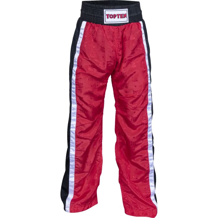 Kickboxing pants “Mesh” red/black