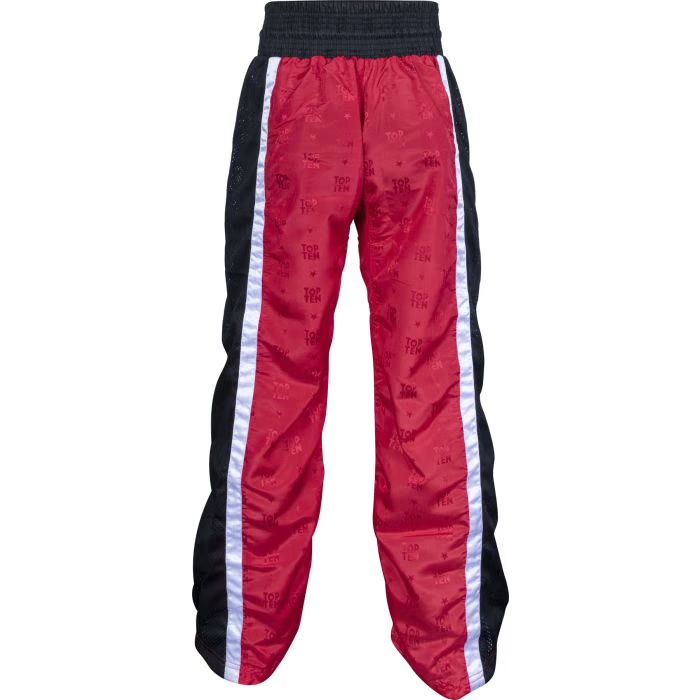 Kickboxing pants “Mesh” red/black