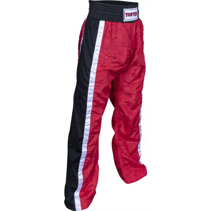 Kickboxing pants “Mesh” red/black