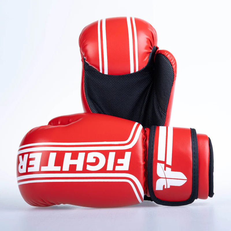 Fighter Open Gloves Stripe - SGP Edition - red