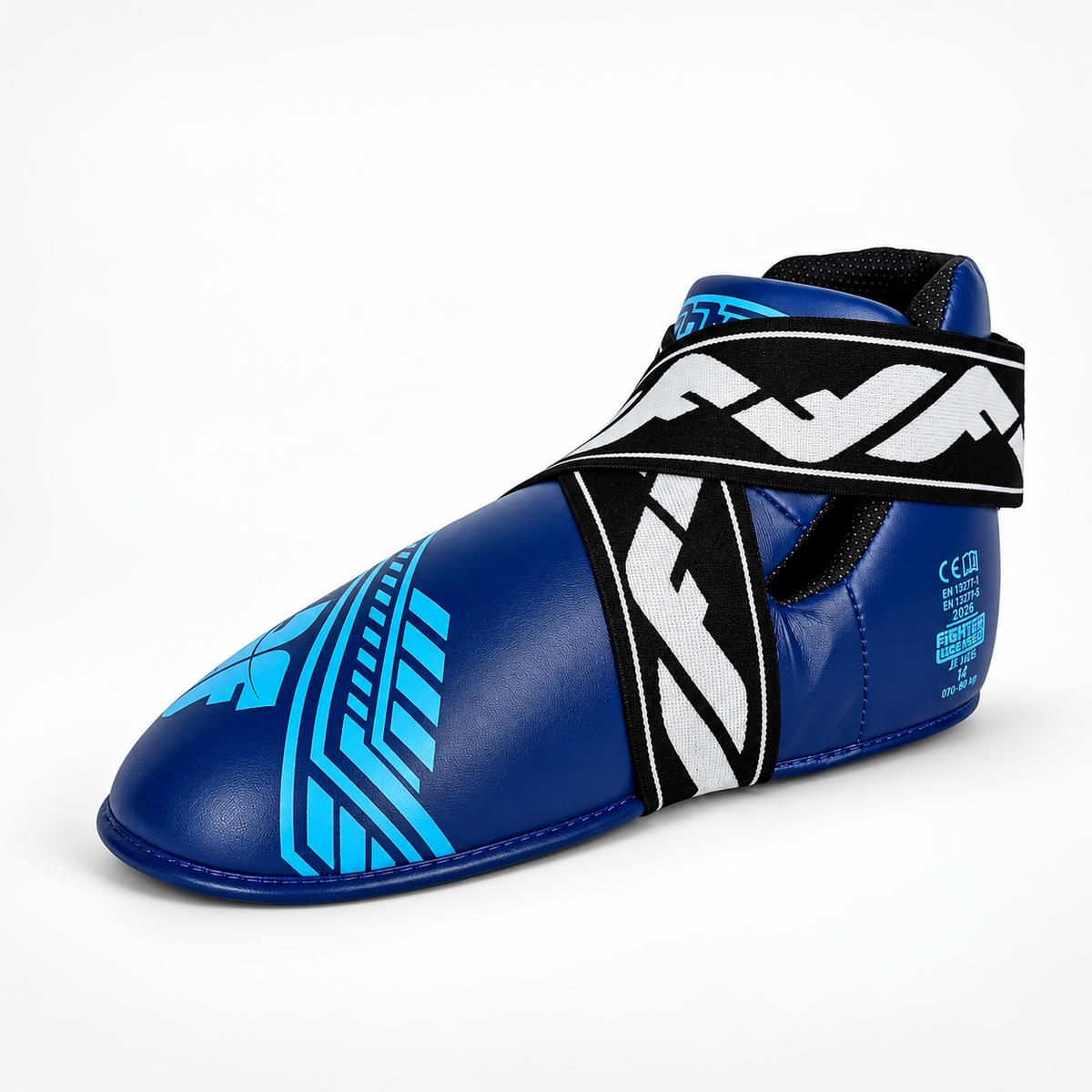 Equipo de protección para pies de luchador, edición SGP, color azul
