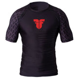 Camiseta Rashguard Fighter de manga larga, color negro, FRG-02