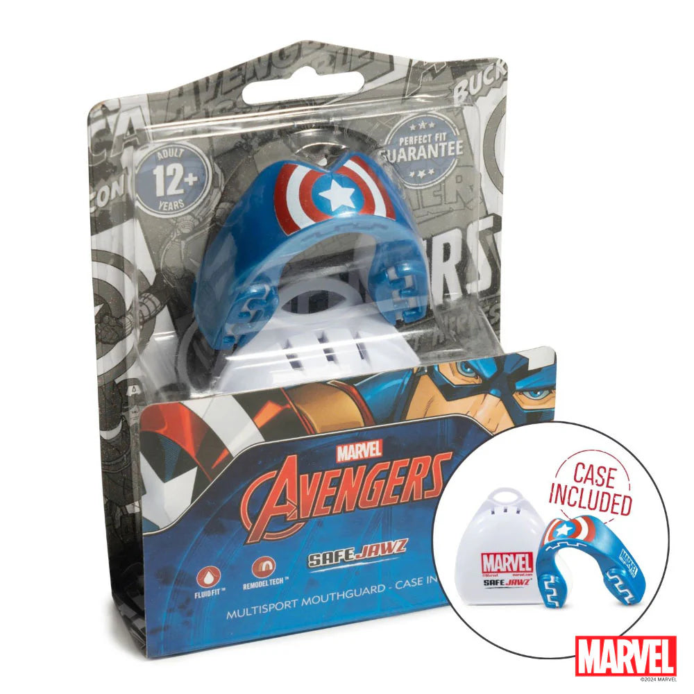 SafeJawz Marvel Captain America Mouthguard