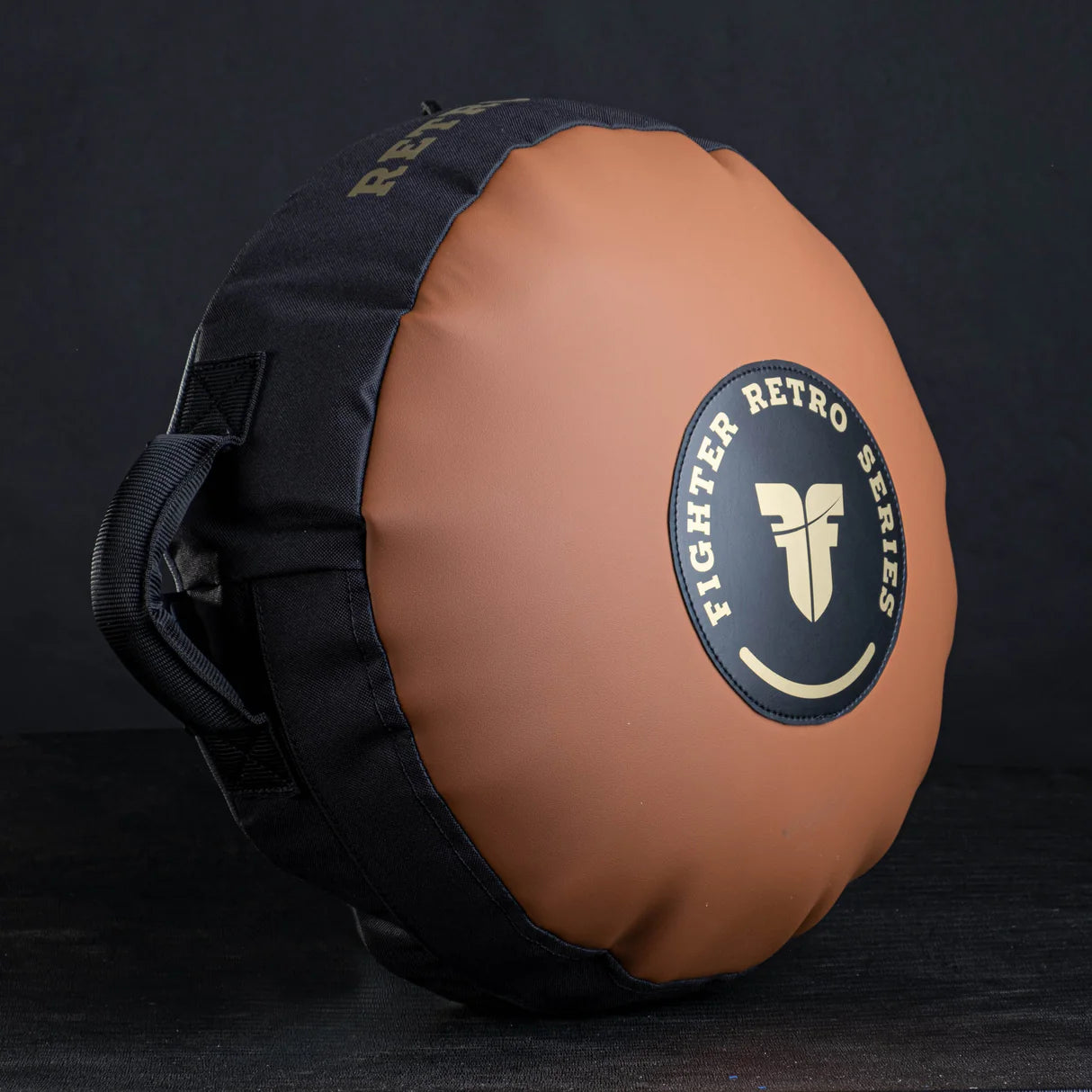 Fighter Round Retro Belly Target - Brown
