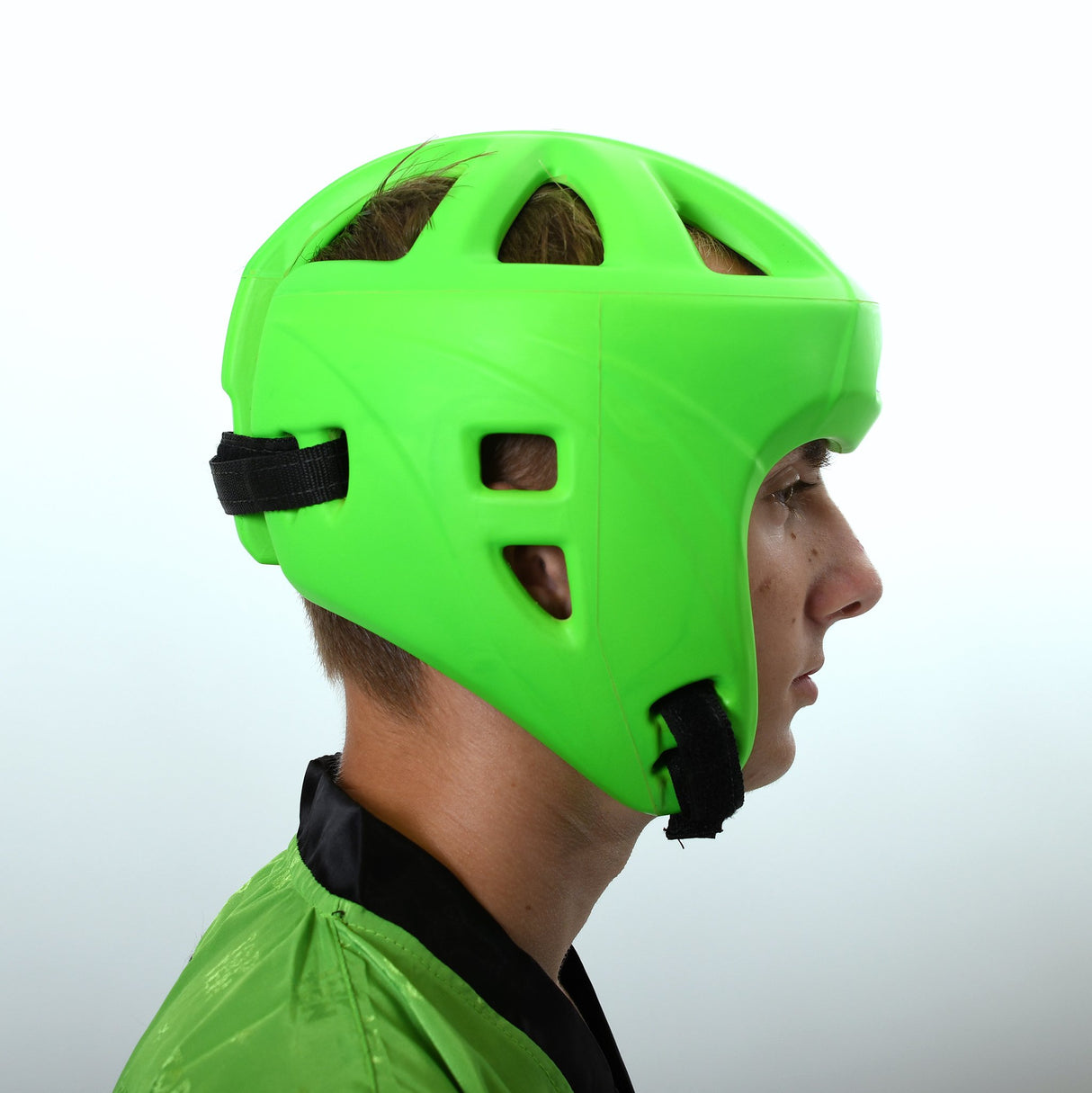 Top Ten Neon Green Avantgarde Head Guard