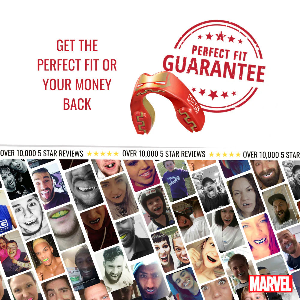 SafeJawz Marvel Iron-Man Mouthguard