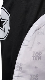 Uniforme Top Ten Mesh modelo 16841 - Blanco/Negro
