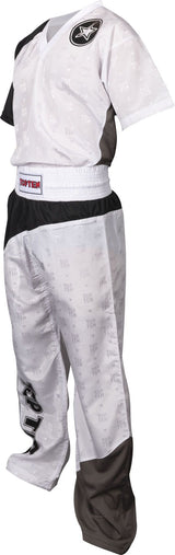 Uniforme Top Ten Mesh modelo 16841 - Blanco/Negro